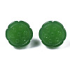 Imitation Jade Glass Charms X-GLAA-S054-24B-2