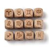 Natural Wood Constellation Beads LS-WOOD-M002-02-4