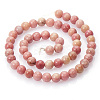 2 Strands Natural Rhodonite Beads Strands G-GO0001-11B-3