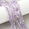 Natural Light Amethyst Nuggets Beads Strands G-J335-11-5