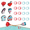 6Pcs 6 Styles Medical Theme Silicone Beads Knitting Needle Protectors/Knitting Needle Stoppers DIY-NB0010-41-1