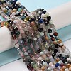 Natural & Synthetic Gemstone Beads Strands G-G048-A02-01-2