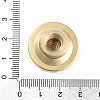 Texture Theme Roung Brass Stamp Head AJEW-M036-06O-G-4