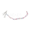 Flower Glass Seed Beads Beaded Necklaces NJEW-JN04820-1