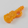 Opaque Solid Color Acrylic Violin Pendants SACR-R608-M-2