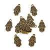Tibetan Style Alloy Pendant Enamel Settings LS-TIBE-T011-127AB-FF-3