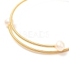 Natural Pearl Beads Bangle for Girl Women BJEW-JB06853-5