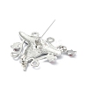 Alloy Glass Rhinestone Brooches JEWB-R017-23-3