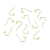 Golden Color Brass Hook Ear Wire X-J0JQN-G-3