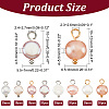  80pcs 4 Styles Natural Cultured Freshwater Pearl Charms PEAR-NB0001-65-2