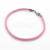Braided Cotton Cord Bracelet Making MAK-L018-03A-01-P-1