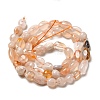 Natural Cherry Blossom Agate Beads Strands G-I351-A07-2