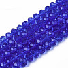 Glass Beads Strands EGLA-A034-T4mm-D31-4