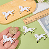 Horse Enamel Pins JEWB-WH0051-062G-3