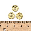Brass Grade A Crystal Rhinestone Spacer Beads X-RB-A006-10MM-G-4