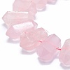 Natural Rose Quartz Beads Strands G-F715-035-3