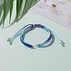 Adjustable Nylon Cord Braided Bracelet Making AJEW-JB00877-6