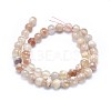 Natural Cherry Blossom Agate Beads Strands X-G-I213-23-8mm-2