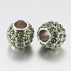 Alloy Rhinestone European Beads PALLOY-F200-03C-2