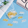 20Pcs 2 Colors Alloy Pendants FIND-SC0004-10-6