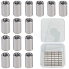 40Pcs 304 Stainless Steel Ear Nuts DIY-BBC0002-61-7