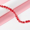 Transparent Glass Beads Strand GLAA-F112-04H-2