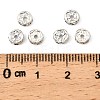 Brass Rhinestone Spacer Beads X-RB-A014-Z5mm-01S-2