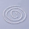 Natural White Topaz Beads Strands X-G-F619-28-4mm-2