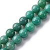 Natural Green Onyx Agate(Dyed & Heated) Beads Strands G-K393-A03-10mm-2