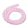 Baking Paint Imitation Jade Glass Bead Strands DGLA-A034-J6MM-A26-5