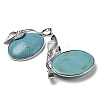 Synthetic Turquoise Pendants G-Z050-05A-2