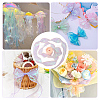 5 Rolls Flat Rainbow Color Organza Ribbon OCOR-CY0003-29B-5