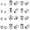 120Pcs 12 Styles 201 Stainless Steel European Beads STAS-SP0001-82-1