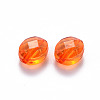 Transparent Acrylic Beads TACR-S154-18A-84-2