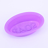 Oval with Word Soap Silicone Molds SIL-WH0002-09-2