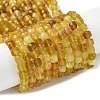 Natural Yellow Opal Beads Strands G-R013-C01-2