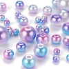 497Pcs 5 Style Rainbow ABS Plastic Imitation Pearl Beads OACR-YW0001-07C-7