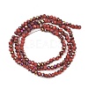 Electroplate Glass Beads Stradns EGLA-H114-02A-06-4
