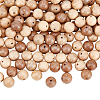 AHADERMAKER 200Pcs Round Wood Beads WOOD-GA0001-52-1
