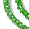 Baking Electroplate Glass Beads Strands DGLA-A039-J4mm-B11-3