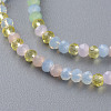 Transparent Glass Beads Strands GLAA-T006-09-A01-3