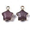 Natural Strawberry Quartz Pendants G-N326-36D-2