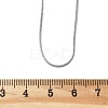 Tarnish Resistant 304 Stainless Steel Snake Chains Necklaces STAS-F094-24P-2