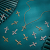 60Pcs 2 Colors Tibetan Style Alloy Pendants TIBEP-HY0001-17-4