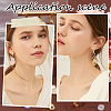 32Pcs 4 Style Brass Clip-on Earring Converters Findings KK-SP0001-28G-5