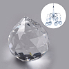 Transparent K9 Glass Pendants GLAA-WH0015-35A-1