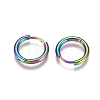 304 Stainless Steel Huggie Hoop Earrings EJEW-G272-02-10mm-M-2