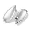 304 Stainless Steel Teardrop Stud Earrings EJEW-D281-31S-2