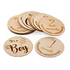 Basswood Milestone Cards WOOD-TA0001-41A-18