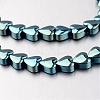 Electroplate Non-magnetic Synthetic Hematite Bead Strands G-F300-22E-3